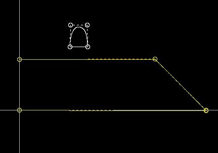 curve profilo per la parte anteriore