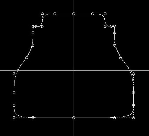 curva traiettoria della campana