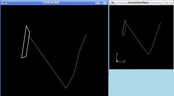 Curve 3D del braccio destro