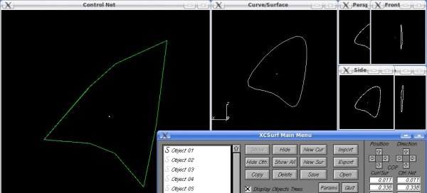 curve 3D della parte interna dell'orecchio