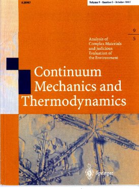 Continuum Mechanics and Thermodynamics